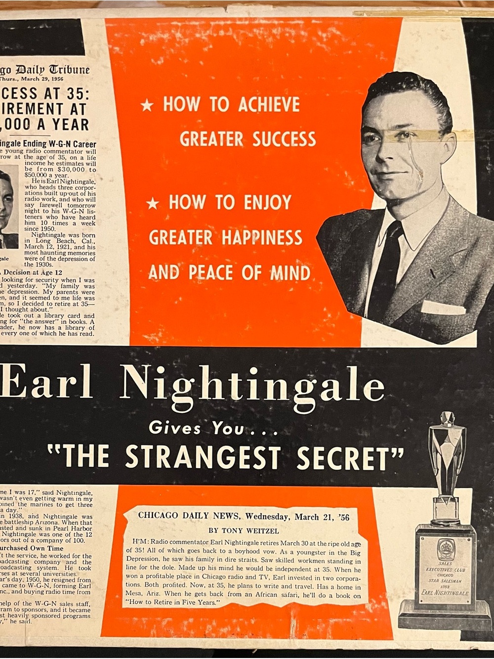 Earl Nightingale– The Strangest Secret (Motivation)